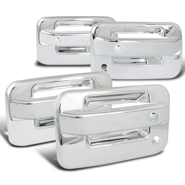 For 04-12 F150 SuperCab Regular Cab 2Dr Chrome ABS Door Handle Trim Covers